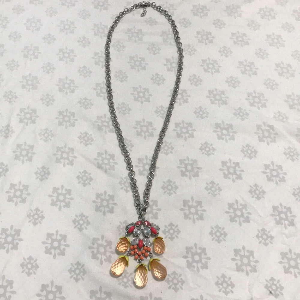 Peach and pink necklace